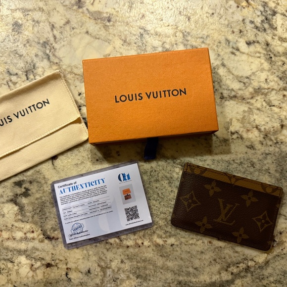 Louis Vuitton Card Case Monogram Reverse - Picture 3 of 6
